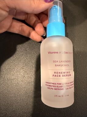 G8. Vitamins and Sea Beauty - Sea Lavender Renewing Face Serum - 2 Oz